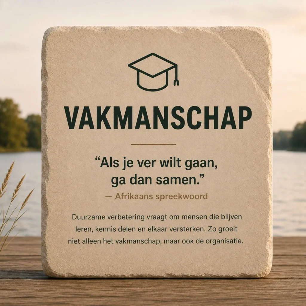 Vakmanschap groot